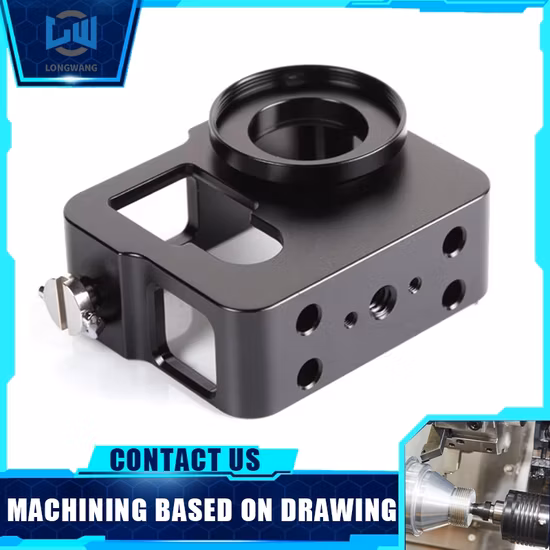 Pieza trabajada a máquina CNC de aluminio de la cámara del servicio del CNC de torneado personalizado de la pieza que trabaja a máquina